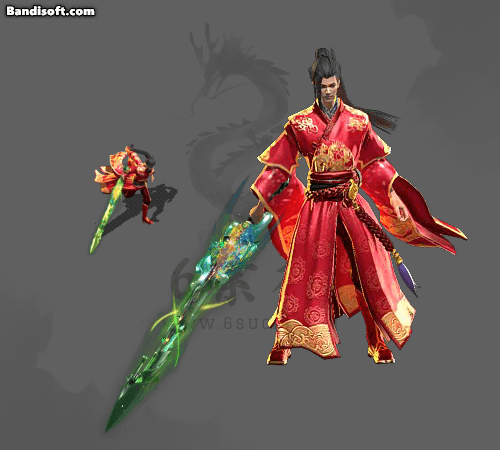 武侠单男一体时装-447