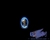 蓝色魔法盾001
